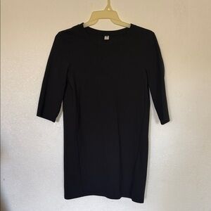 Old Navy Black Midi Sheath Dress